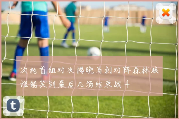 次轮首组对决揭晓马刺对阵森林狼谁能笑到最后几场结束战斗